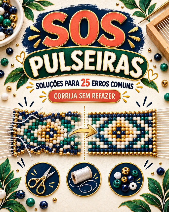 Capa do bônus SOS Pulseiras: 25 Erros Comuns
